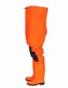 WATERPROOF FLUO CHEST WADERS MAX S5 (SAFETY BOOTS S5 AND KNEE REINFORCEMENT) SBM01 FLUO